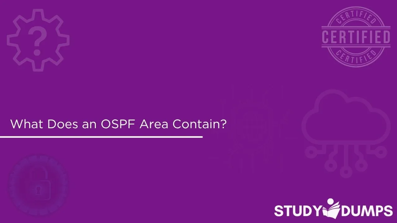 What Does an OSPF Area Contain?